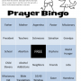 Prayer Bingo