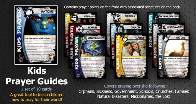 Kids Prayer Guides / Scripture Cards